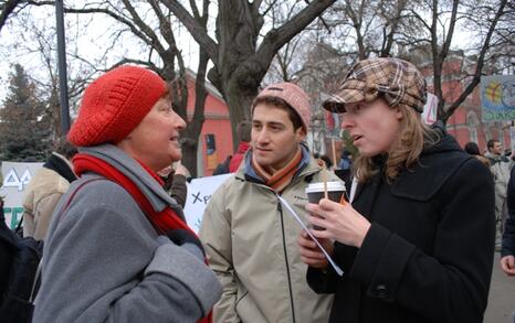 ПРОТЕСТ- Да спрем нашествието на ГМО в България, 13.01.2010