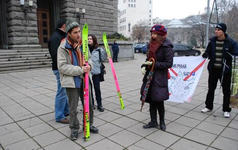 Citizens’presence in front of the Council of Ministers - 16.12.2009